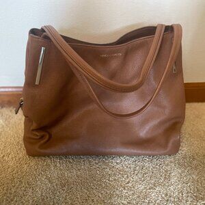 Vince Camuto Ike Tote Triple Compartment Handbag Hobo and Matching Wristlet